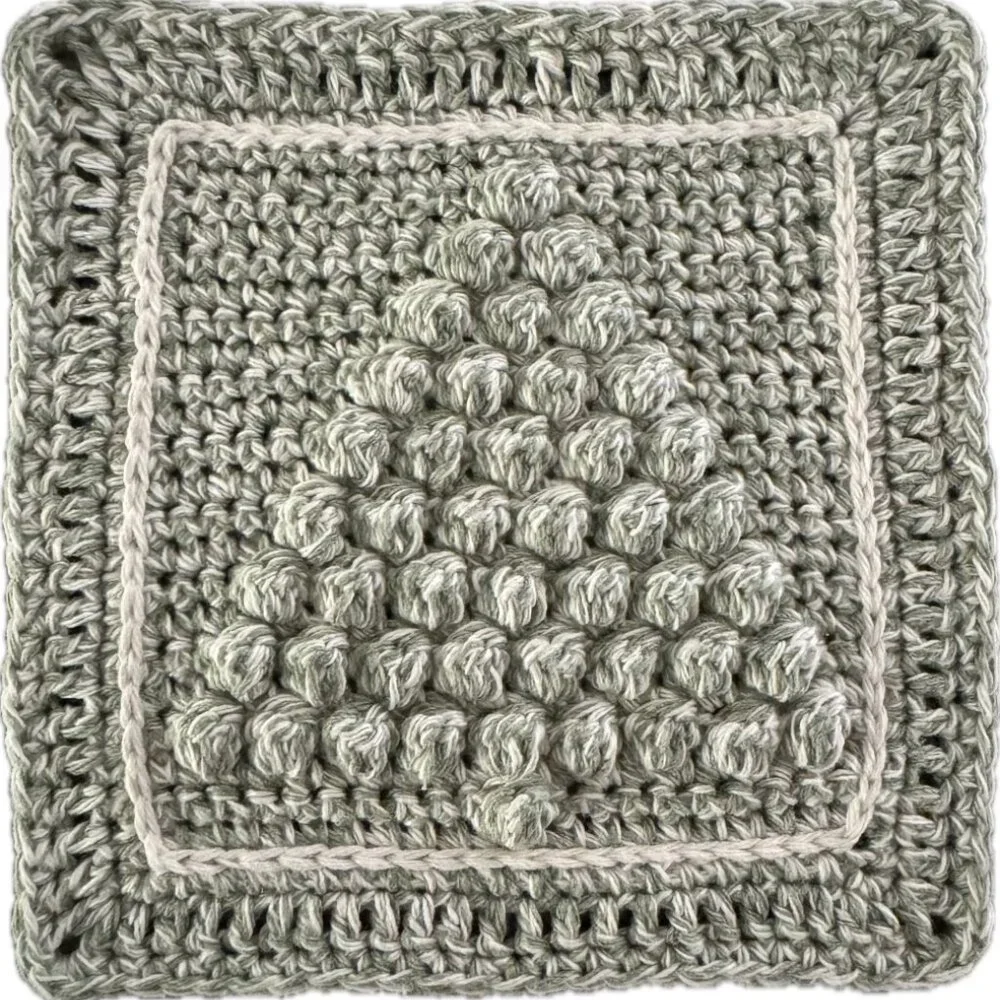 Christmas Tree Crochet Dishcloths , Hot Pad, Hand Crocheted - 100% Cotton